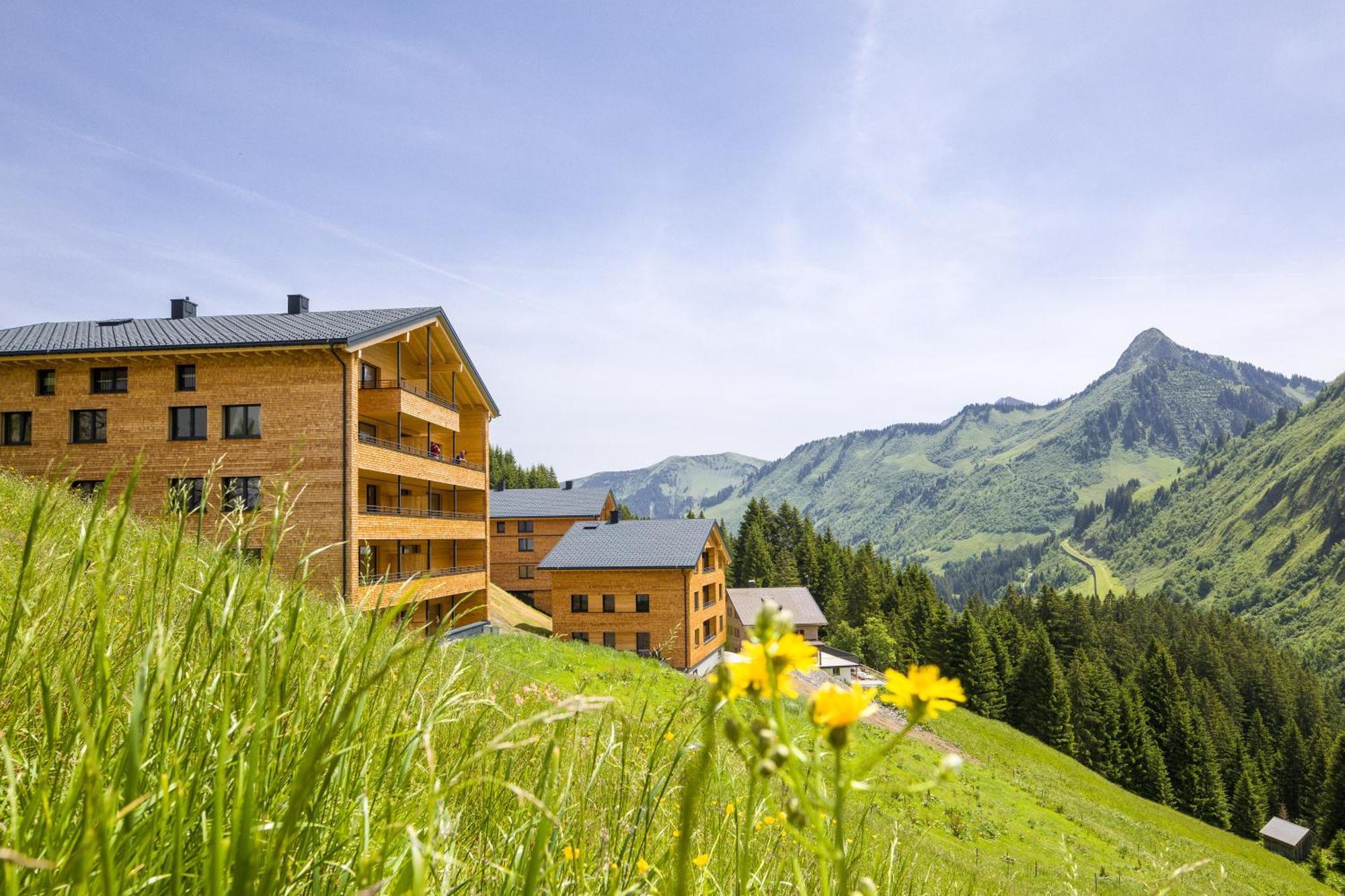 Alpenstolz Damuels Haus 4 - Stilvoll Urlauben In Den Bergen Apartment Exterior foto