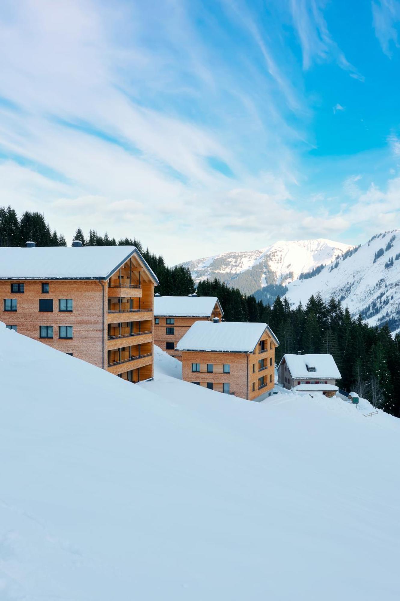 Alpenstolz Damuels Haus 4 - Stilvoll Urlauben In Den Bergen Apartment Exterior foto
